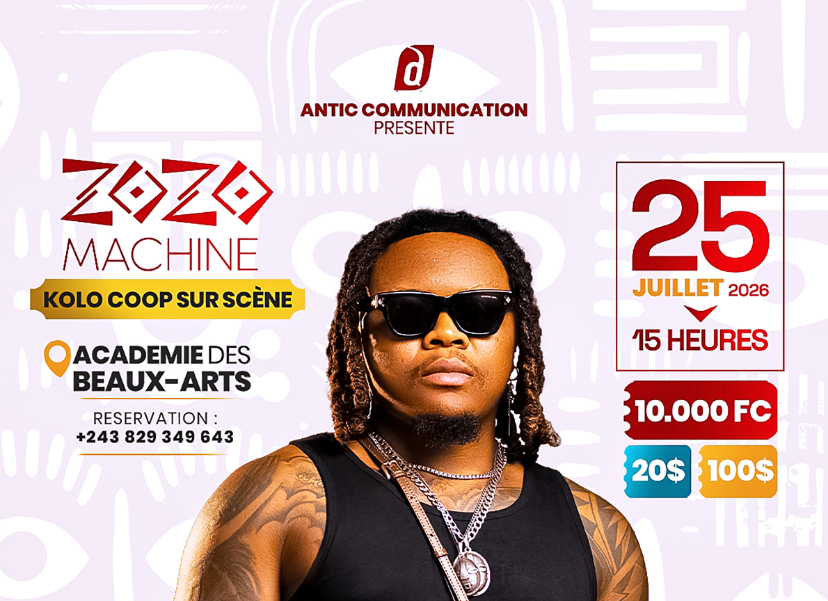 Zozo Machine – concert à l’Académie des Beaux-Arts de Kinshasa
